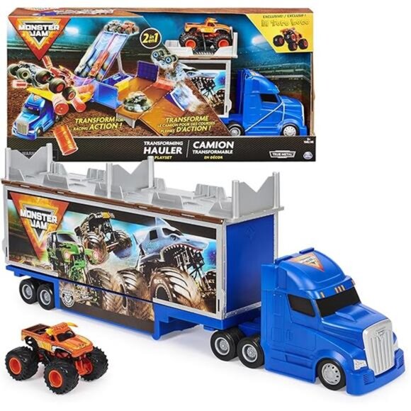 Monster Jam, Transforming Hauler Playset and Storage with Exclusive - Picture 7 of 7